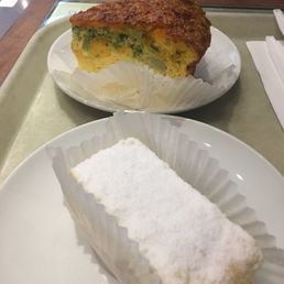 Front-Cheesecake; Back-Quiche