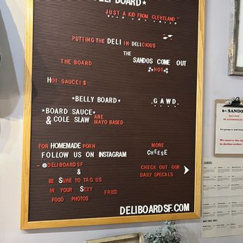 Deli Board - Delis Near Me - San Francisco, California