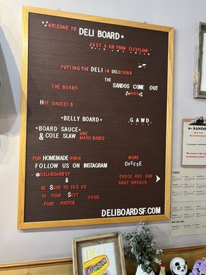 Menu photo 3 Deli Board San Francisco, CA