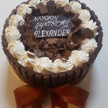 Baklawa King - Best Kit Kat birthday cake ever! - Desserts Near Me - Mississauga, Ontario