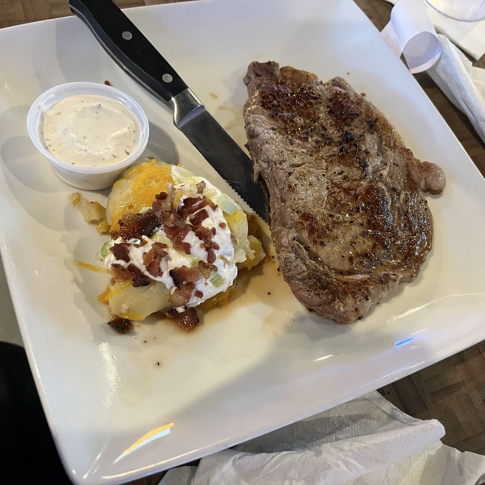 Ronny G's - Steak night special - comes with salad - Sports Bars Near Me - The Woodlands, Texas Ronny G's - Steak night special - comes with salad - Sports Bars Near Me - The Woodlands, Texas
