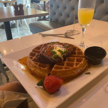 The Local - Spicy chicken and waffles - Coffee & Tea Near Me - Jacksonville, Florida The Local - Spicy chicken and waffles - Coffee & Tea Near Me - Jacksonville, Florida
