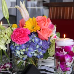 Plantation Florist - Elegant Luau themed retirement party