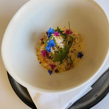 Ore Hill - Peekytoe crab chawanmushi, jalapeño, togarashi - New American Near Me - Kent, Connecticut
