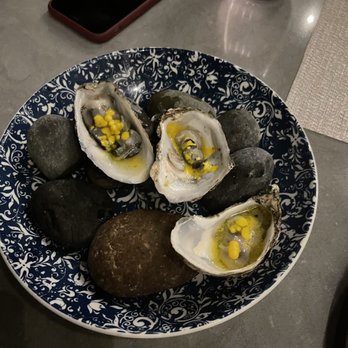 Ember & Rye - Oysters with Champagne Pearls - Seafood Near Me - Carlsbad, California Ember & Rye - Oysters with Champagne Pearls - Seafood Near Me - Carlsbad, California