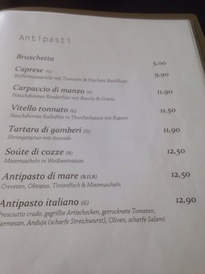 Menu photo 2 Francesco Vienna, 9