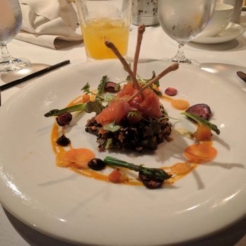 George Restaurant - Trout with lentil salad. - Canadian (New) Near Me - Toronto, Ontario George Restaurant - Trout with lentil salad. - Canadian (New) Near Me - Toronto, Ontario