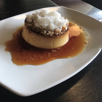 Casual Habana Cafe - Flan with coconut - Cuban Near Me - Hackensack, New Jersey