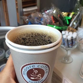 Moore Coffee Shop - 8 oz black coffee - Coffee & Tea Near Me - Seattle, Washington