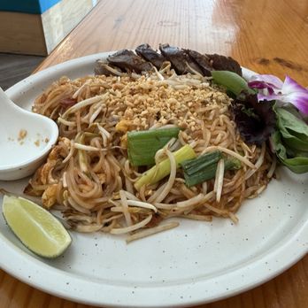 Silk n Spice Thai Cuisine - S8. Signature Pad Thai w/beef - Thai Near Me - Cypress, Texas Silk n Spice Thai Cuisine - S8. Signature Pad Thai w/beef - Thai Near Me - Cypress, Texas