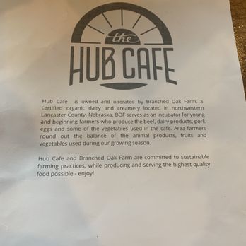The Hub Cafe - Menu - Cafes Near Me - Lincoln, Nebraska The Hub Cafe - Menu - Cafes Near Me - Lincoln, Nebraska