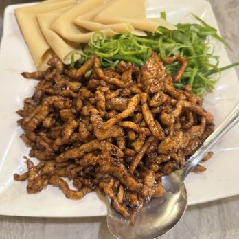 Boiling BeiJing - Saiteed 13. Sauteed Shredded Pork with Bean Curd Shin - Chinese Near Me - San Bruno, California