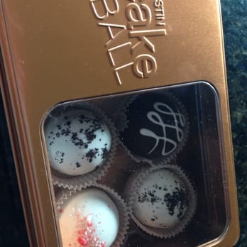 Austin Cake Ball - Purchased 6 or 12 balls, it will come in this tin box. Bring it back next time you want to purchased more and get $1.50 off. - Desserts Near Me - Austin, Texas Austin Cake Ball - Purchased 6 or 12 balls, it will come in this tin box. Bring it back next time you want to purchased more and get $1.50 off. - Desserts Near Me - Austin, Texas