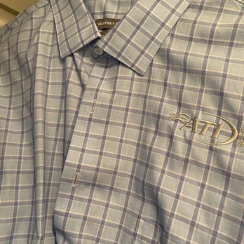 Limitless Graphix - Custom blended company embroidery logo on a business dress long sleeved shirt. - Screen Printing/T-Shirt Printing Near Me - Phoenix, Arizona