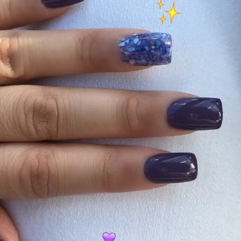 ND Nails & Spa - Full set, square made by Julie - Nail Salons Near Me - Miami, Florida