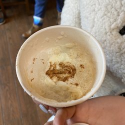 Dunkin' - Toasted almond latte.... half full....