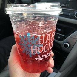 Small drink 3/4 full Small drink 3/4 full