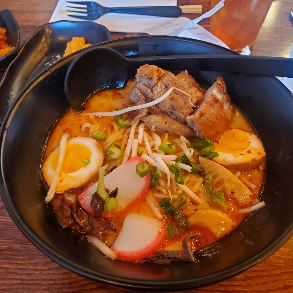Ramen 101 - My chcicken and garlic broth w egg - Ramen Near Me - Castro Valley, California Ramen 101 - My chcicken and garlic broth w egg - Ramen Near Me - Castro Valley, California