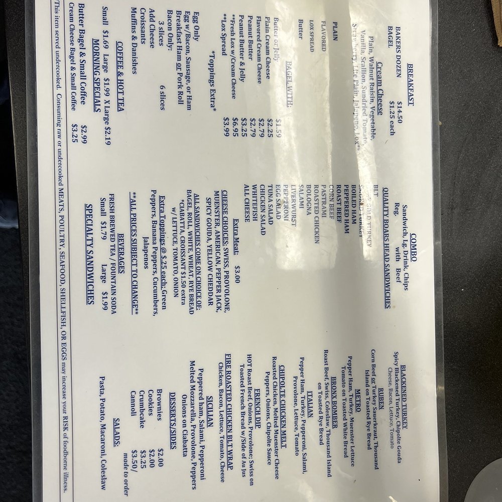 Bagel Bin - Menu - Bagels Near Me - Huntersville, North Carolina
