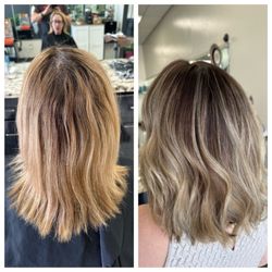 Salon Tusey - Before and after