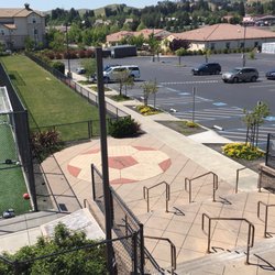 Mustang Soccer League - Above view of patio