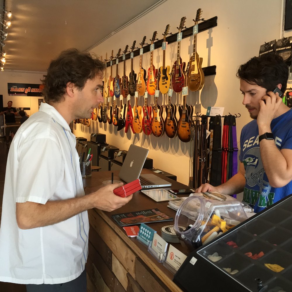 Dan Miles helping a customer get the best deal possible. Dan Miles helping a customer get the best deal possible.