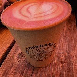 Switchboard Cafe - Beetroot latte