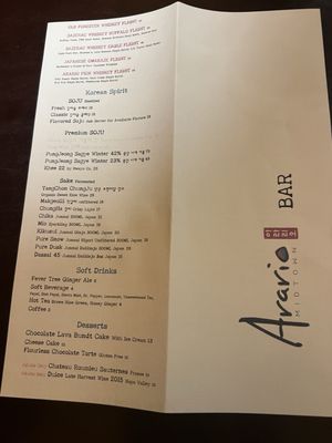 Menu photo 8 Arario Midtown Reno, NV