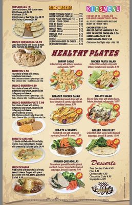 Menu photo 7 Agave Jalisco Yorktown, TX