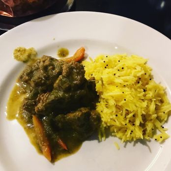 Dakhin Indian Restaurant - Mamsam nilgiri w/mimmakai annam - Indian Near Me - Glasgow, GLG