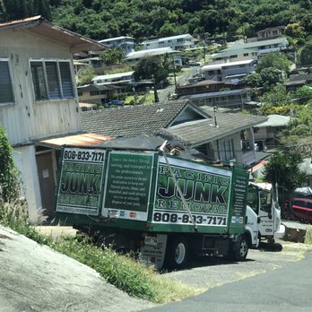 Pacific Junk Removal - Loaded up and ready to go. This was also some good driving skills! - Junk Removal & Hauling Near Me - Honolulu, Hawaii