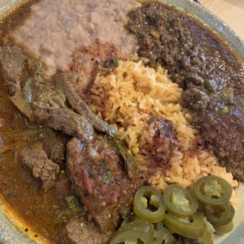 Abuelita's - Authentic Beef in Chile morita salsa and bistec with nopales :-P - Mexican Near Me - Richmond, Virginia