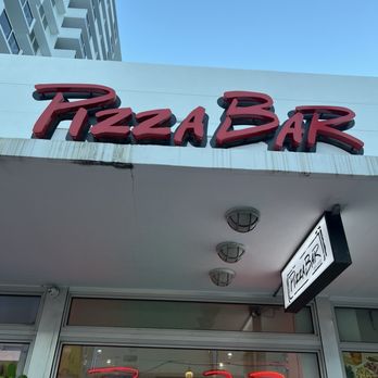 Pizza Bar Miami Beach - Exterior signage - Pizza Near Me - Miami Beach, Florida