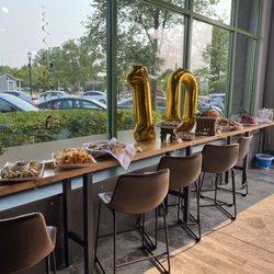 Sweet & Savory - One table of three with appetizers and desserts from Sweet & Savory Catering!