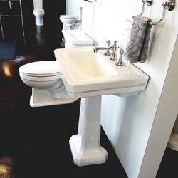 Design On Tap - Pedestal and matching toilet suite