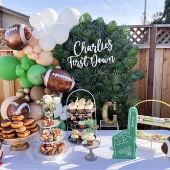 Yanny's Events - First birthday party - football themed - Party Equipment Rentals Near Me Yanny's Events - First birthday party - football themed - Party Equipment Rentals Near Me