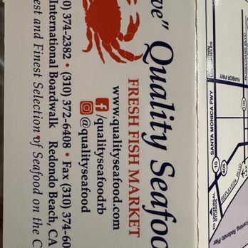 Quality Seafood - Business card (04/01/26) - Seafood Markets Near Me - Redondo Beach, California
