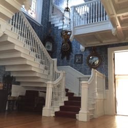 The Wadsworth Homestead - The white stair at the Wadsworth Homestead