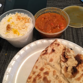 Anarbagh - Chicken tikka masala with rice and naan lunch special take out - Indian Near Me - Encino, California
