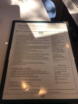 Menu photo 4 Beverly Bakery & Cafe Chicago, IL