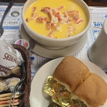 Eagles Nest Restaurant - Lobster stew w/rolls - Seafood Near Me - Brewer, Maine Eagles Nest Restaurant - Lobster stew w/rolls - Seafood Near Me - Brewer, Maine