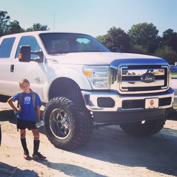 Auto Tek Customs - 2014 F250 with 8" lift and 38" trail grapplers.  Thanks auto tek - Auto Customization Near Me - Stockbridge, Georgia