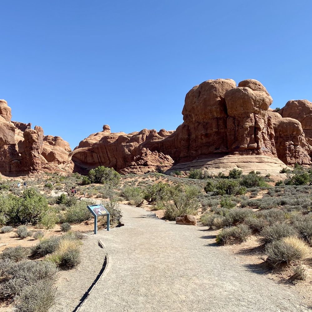 Double Arch - On the Double Arch Trail - Hiking Near Me - Utah, Utah