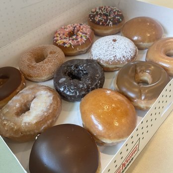 Krispy Kreme - One Dozen all assorted selection - Donuts Near Me - Ontario, California