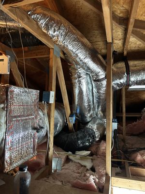 Air Handlers and Ductwork - Air handlers and attic ductwork we have worked on around Carlsbad. We are a family-owned HVAC company, licensed, bonded and insured, and our technicians bring 30+ years of experience. Estimates on new systems and replacements are free. Air Handlers and Ductwork - Air handlers and attic ductwork we have worked on around Carlsbad. We are a family-owned HVAC company, licensed, bonded and insured, and our technicians bring 30+ years of experience. Estimates on new systems and replacements are free.