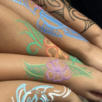 Kaula Luau - Temporary fun art tattoos - Performing Arts Near Me - Kapolei, Hawaii