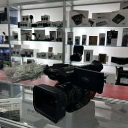 My camera with my new mic set up!