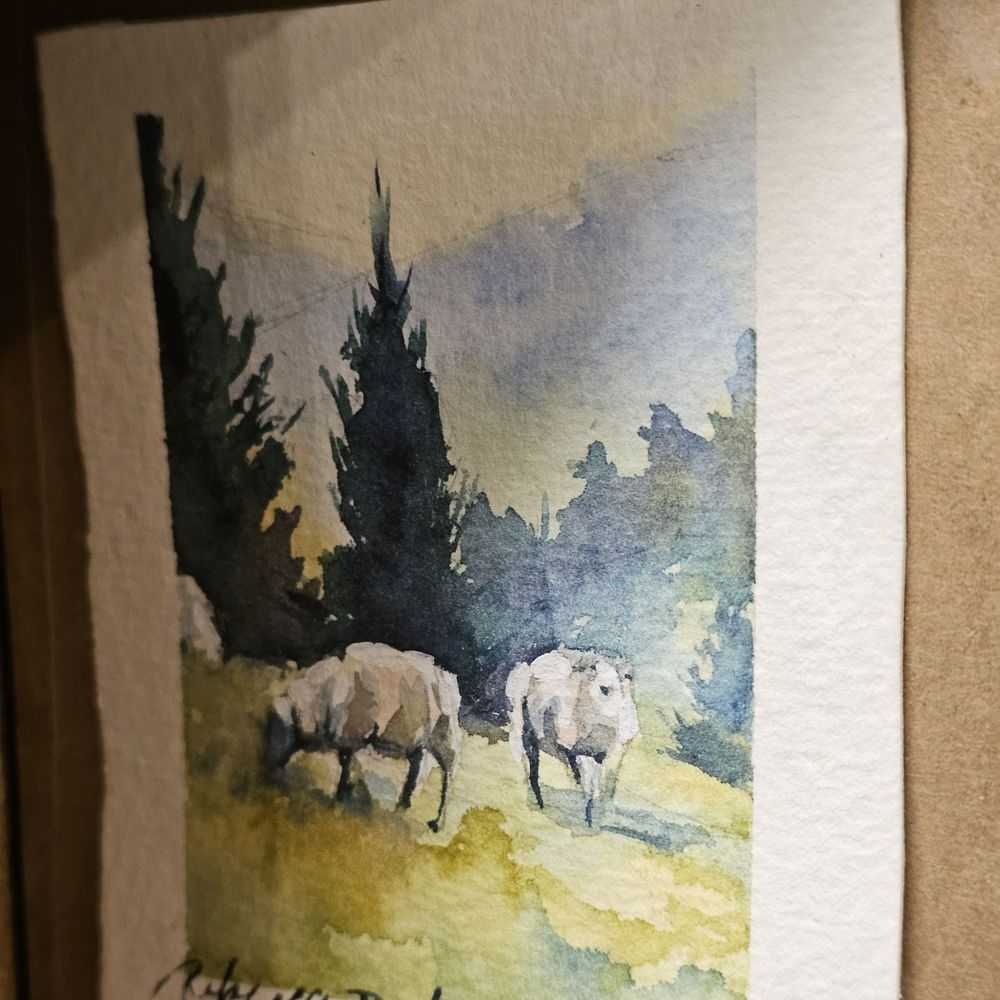 Artsy June - One of the miniature watercolor paintings for sale. - Women's Clothing Near Me - Roanoke, Virginia Artsy June - One of the miniature watercolor paintings for sale. - Women's Clothing Near Me - Roanoke, Virginia