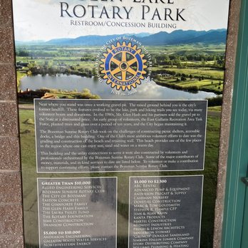 Glenn Lake Rotary Park - History of the park - Lakes Near Me - Bozeman, Montana Glenn Lake Rotary Park - History of the park - Lakes Near Me - Bozeman, Montana