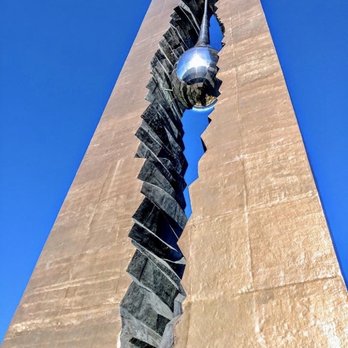 Harborview Park - Up close view of the teardrop memorial - Parks Near Me - Bayonne, New Jersey
